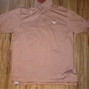 COPY - Peter Millar Polo L Orange Texas Longhorns University College Summer Com…